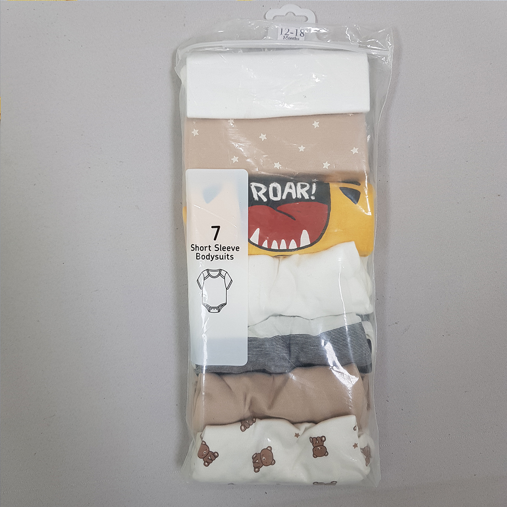 بادی هفت عددی پسرانه 30662 سایز 3 تا 36 ماه کد 1