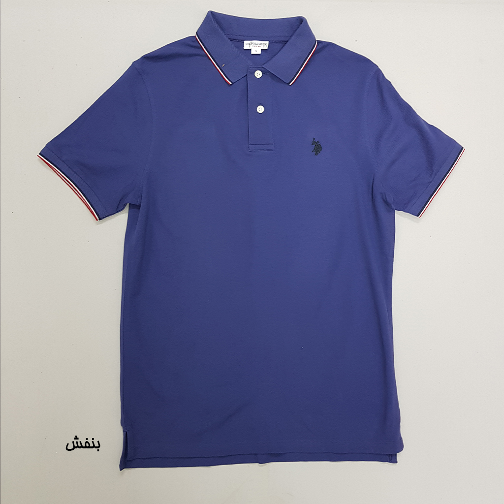 تی شرت یقه دار مردانه 30382 مارک US POLO ASSN