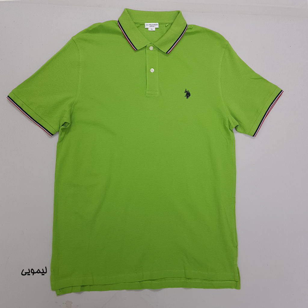 تی شرت یقه دار مردانه 30382 مارک US POLO ASSN