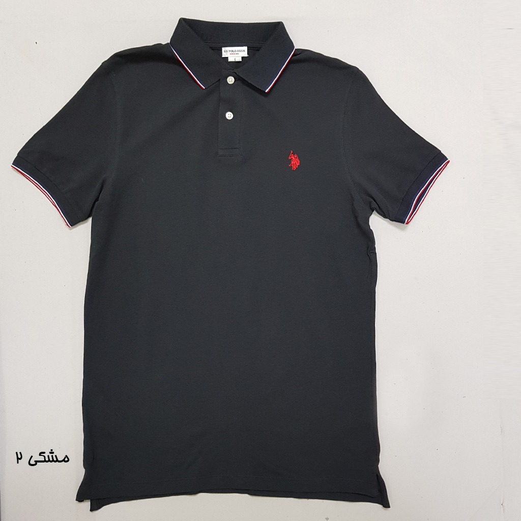 تی شرت یقه دار مردانه 30382 مارک US POLO ASSN