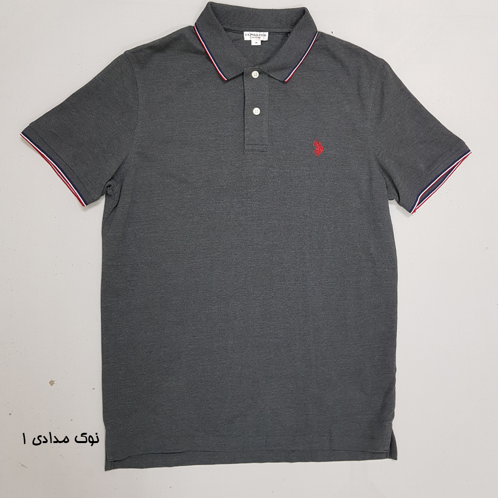 تی شرت یقه دار مردانه 30382 مارک US POLO ASSN