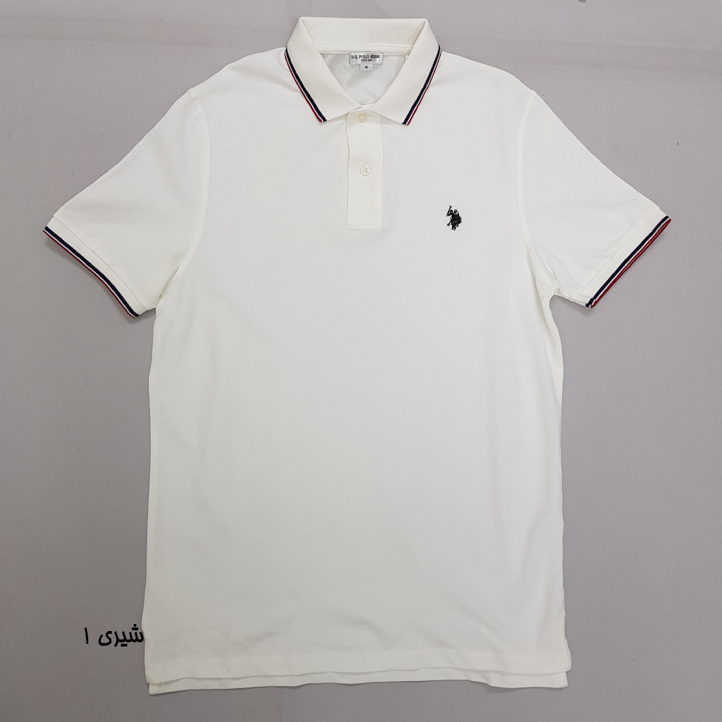 تی شرت یقه دار مردانه 30382 مارک US POLO ASSN