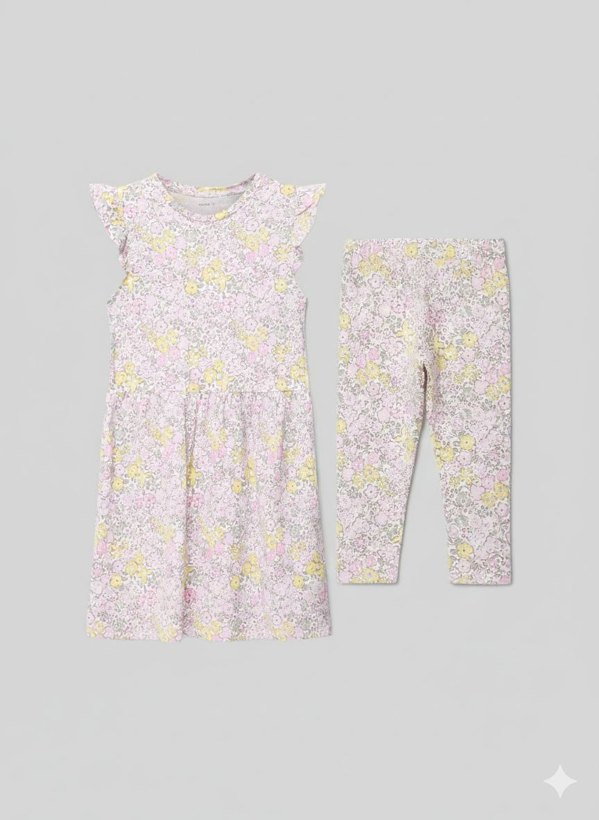 ست دخترانه 30532 سایز 9 ماه تا 8 سال مارک Name It   *