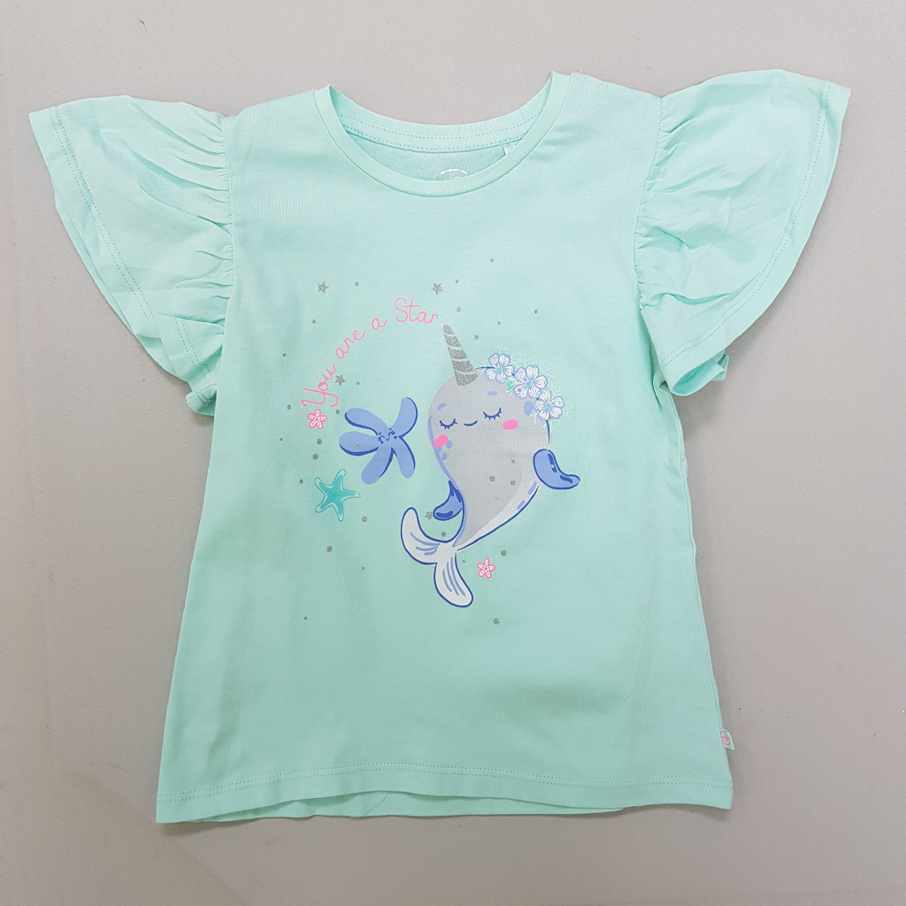 تی شرت دخترانه 30542 سایز 4 تا 8 سال کد 3 مارک COOL CLUB