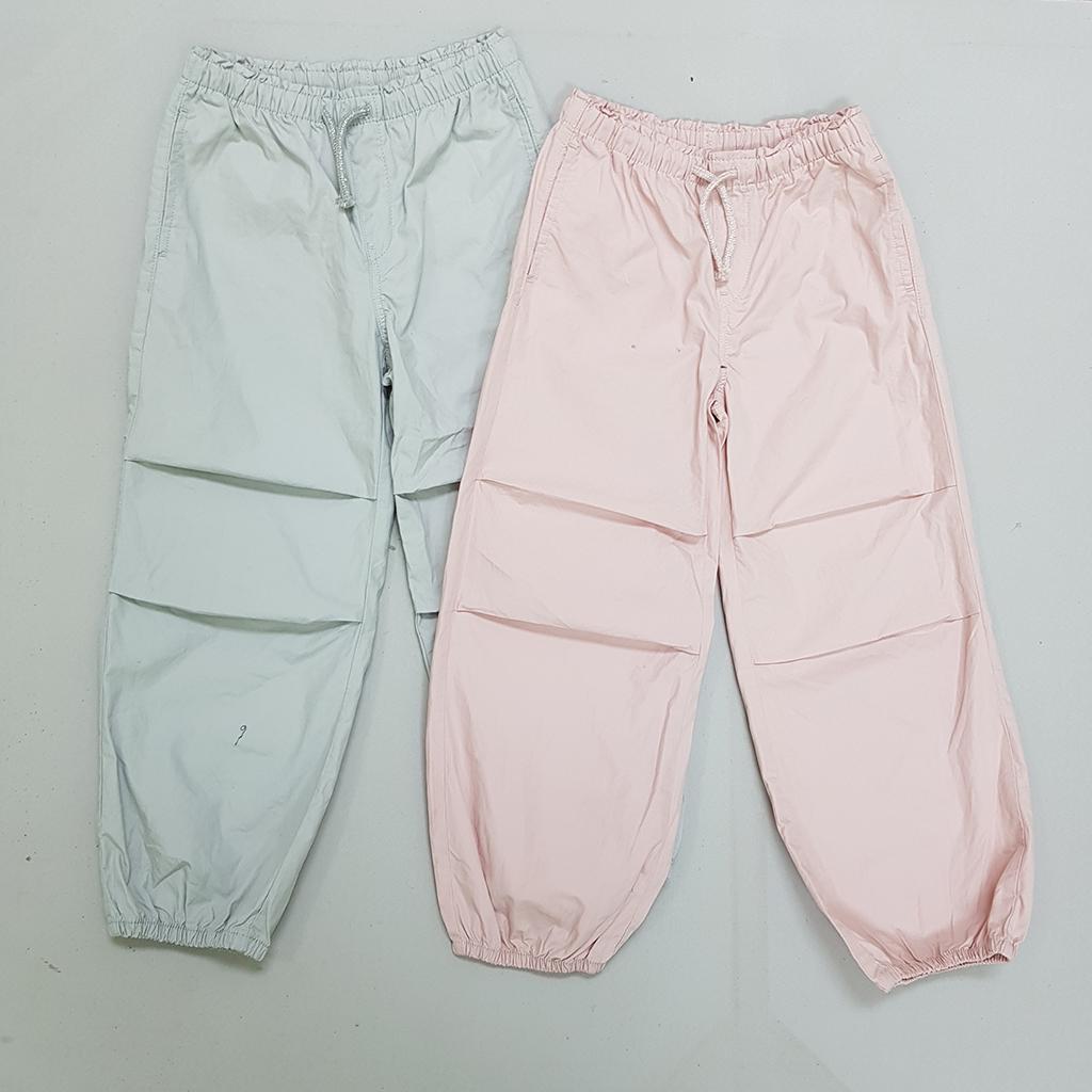 شلوار کتان دخترانه 30897 سایز 2 تا 12 سال کد 1 مارک H&M