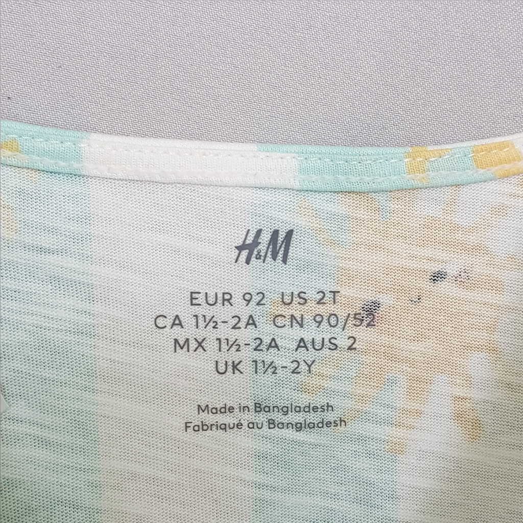 سارافون دخترانه 30729 سایز 1.5 تا 12 سال کد 1 مارک H&M