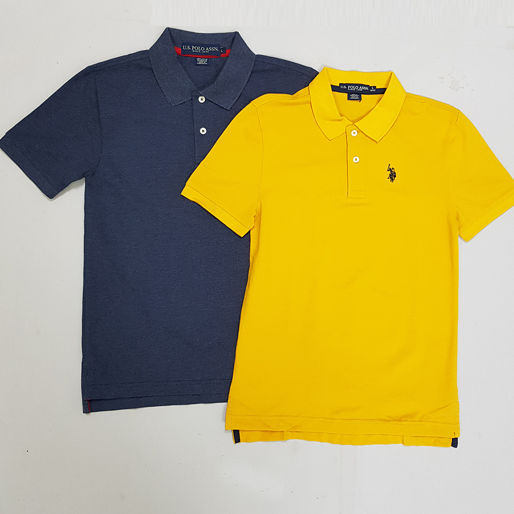 تی شرت یقه دار پسرانه 30847 سایز 4 تا 18 سال کد 2 مارک US POLO ASSN