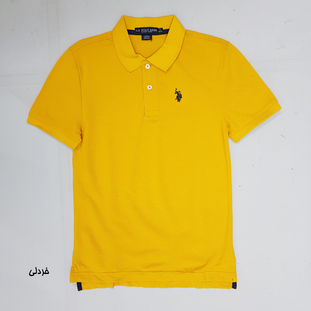 تی شرت یقه دار پسرانه 30847 سایز 4 تا 18 سال کد 2 مارک US POLO ASSN