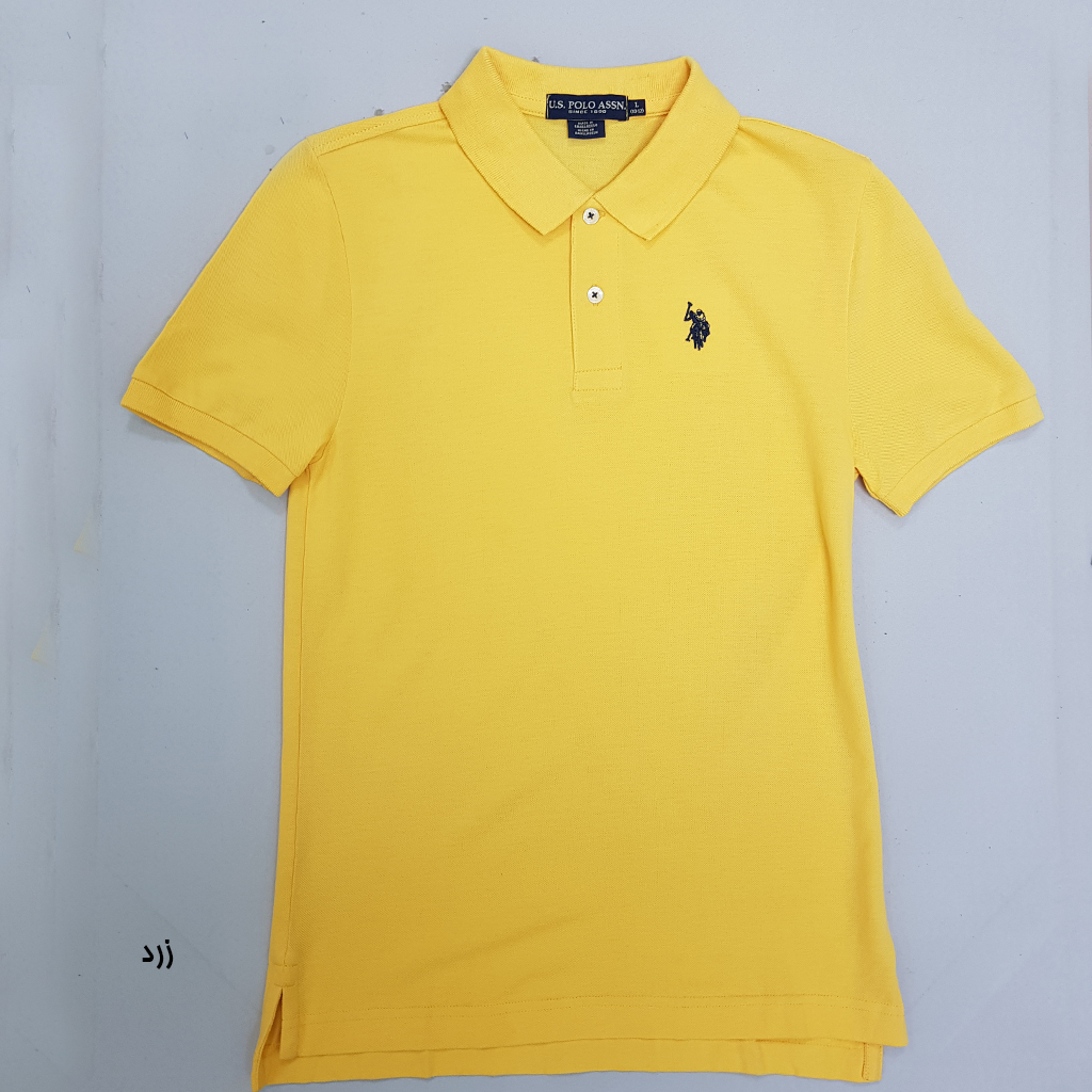 تی شرت یقه دار پسرانه 30847 سایز 4 تا 18 سال کد 2 مارک US POLO ASSN