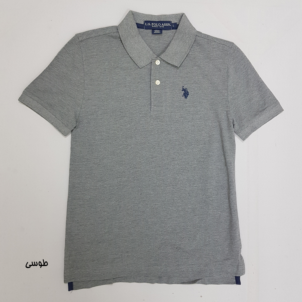 تی شرت یقه دار پسرانه 30847 سایز 4 تا 18 سال کد 2 مارک US POLO ASSN