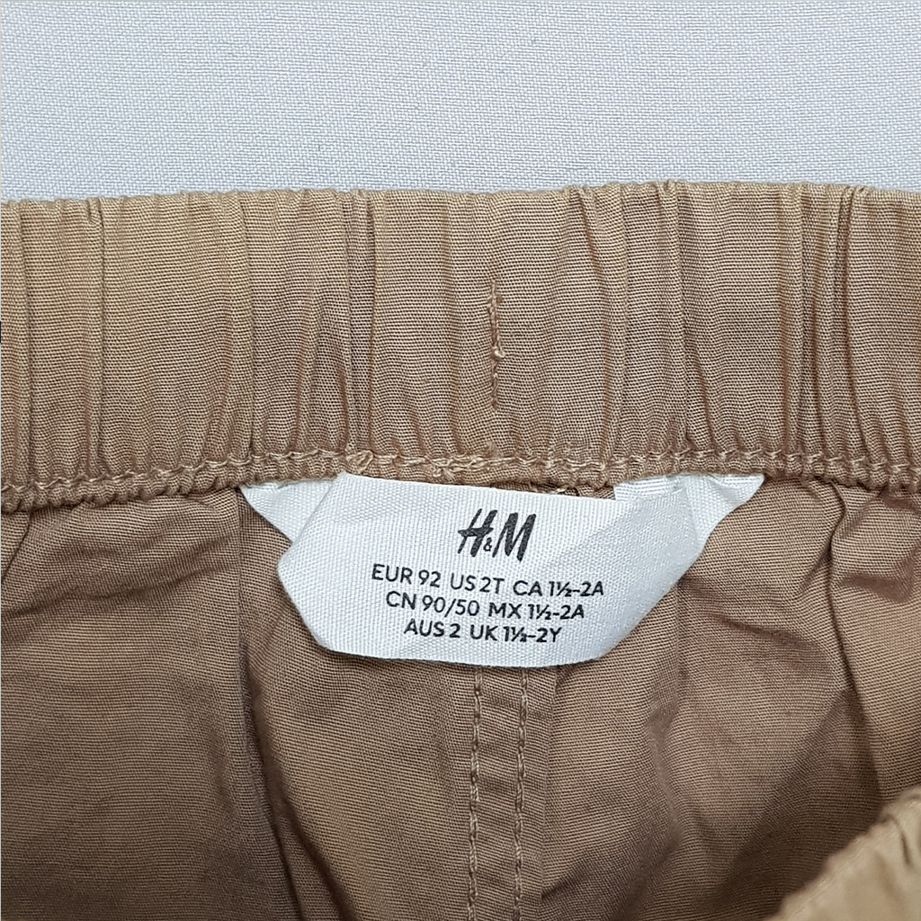 شلوار کتان دخترانه 30896 سایز 1.5 تا 10 سال کد 1 مارک H&M   *