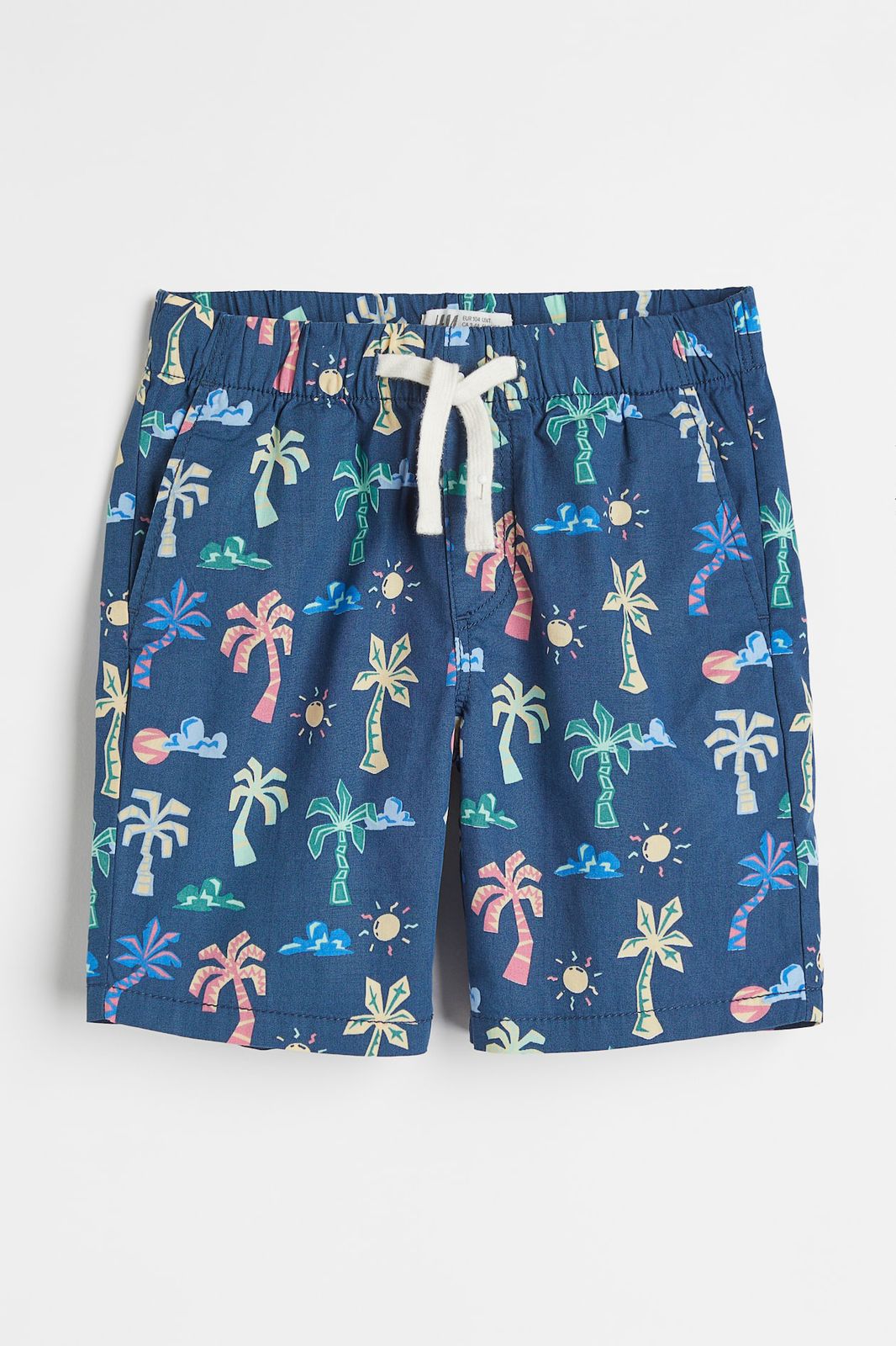 شلوارک کتان پسرانه 30793 سایز 1.5 تا 6 سال مارک H&M