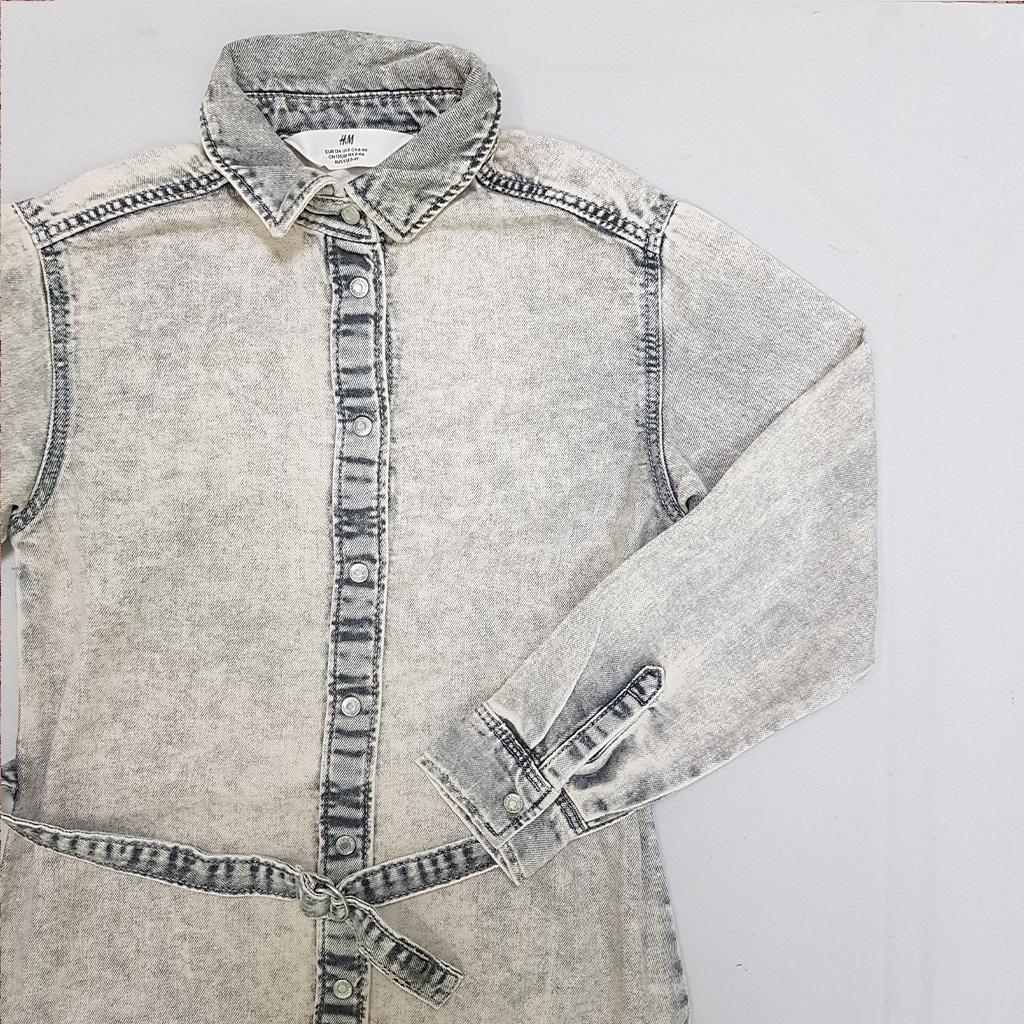 مانتو جینز دخترانه 30886 سایز 1.5 تا 9 سال مارک H&M