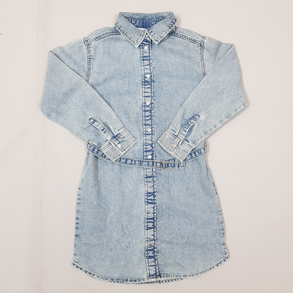 مانتو جینز دخترانه 30886 سایز 1.5 تا 9 سال مارک H&M