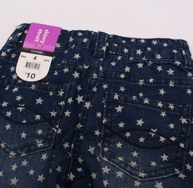 شلوار جینز دخترانه 100986 سایز 4 تا 16 سال مارک GEORGE