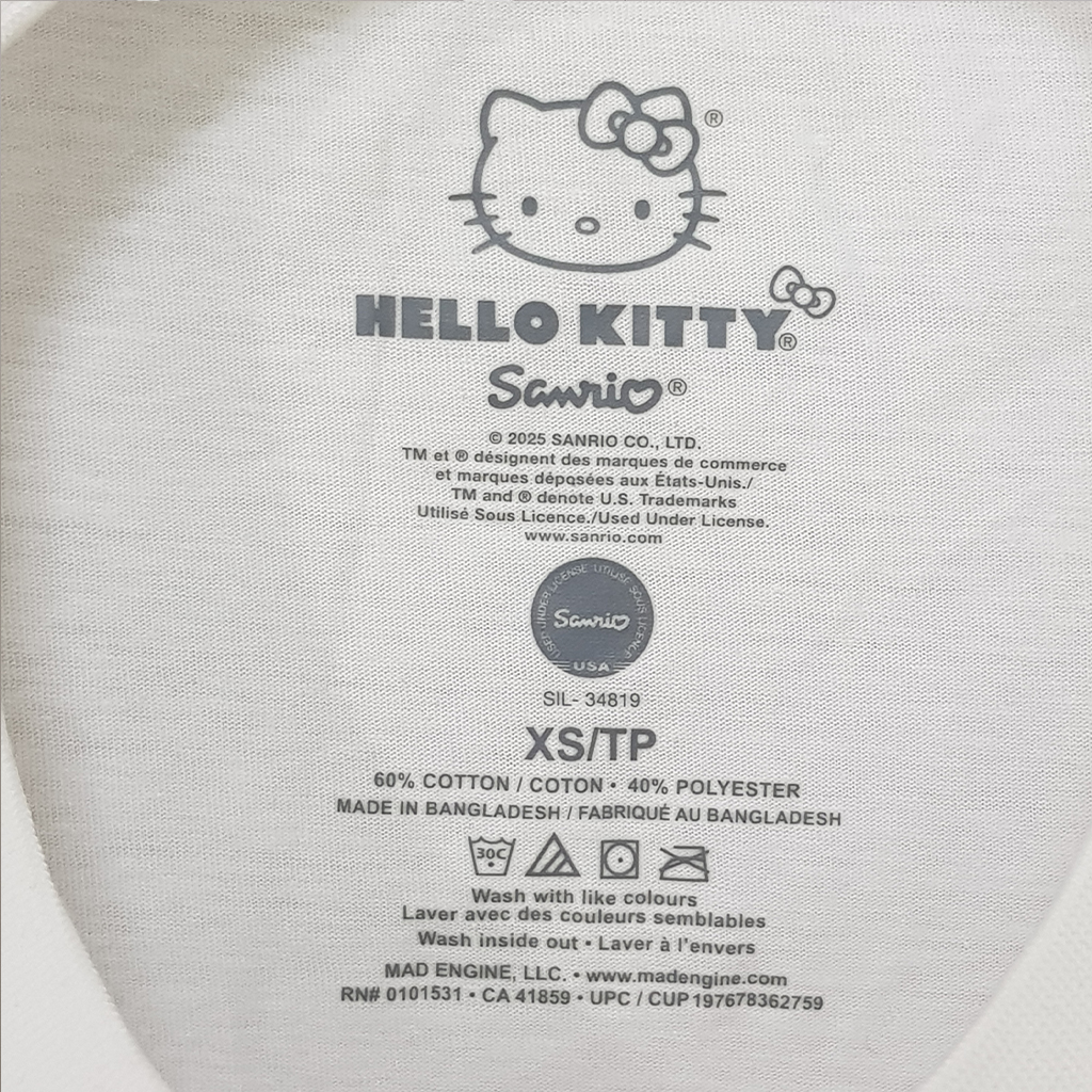 تی شرت زنانه 30907 مارک HelloKitty