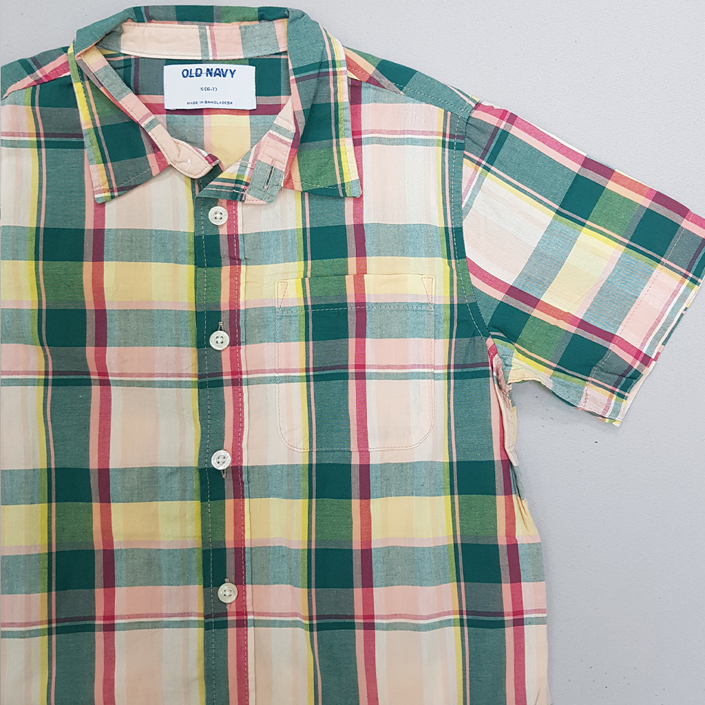 پیراهن پسرانه 31092 سایز 5 تا 16 سال مارک OLD NAVY