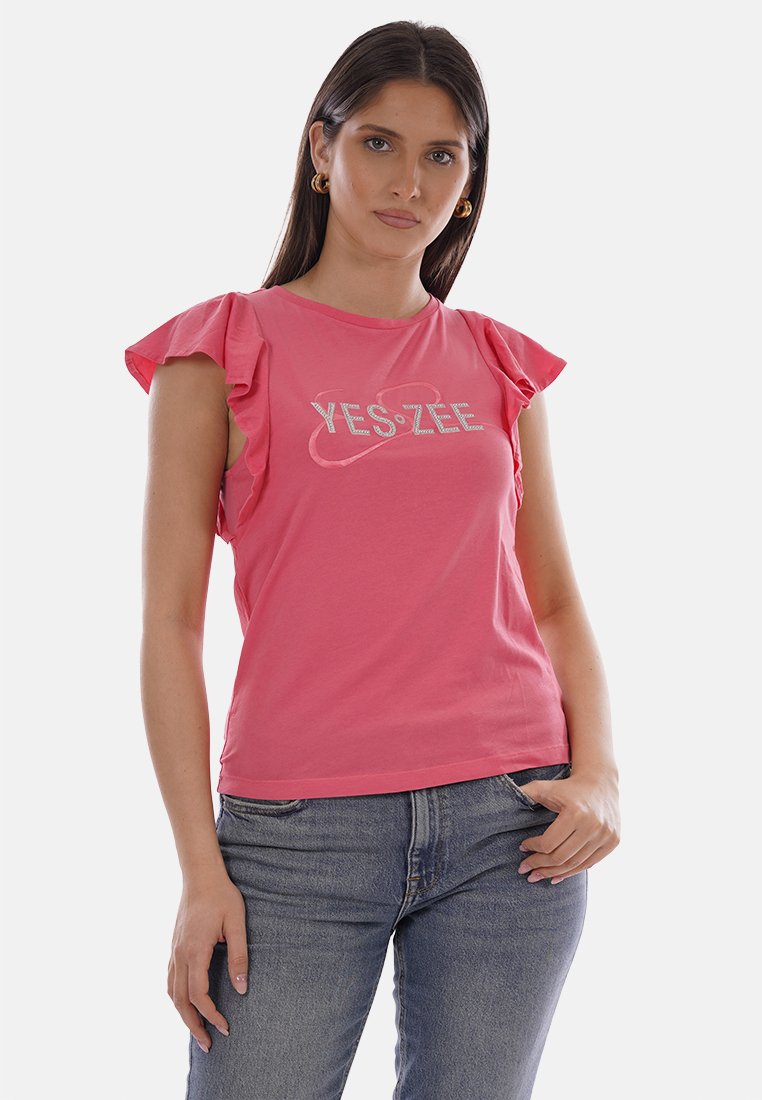 تی شرت زنانه 31068 مارک Yes.Zee Jeans