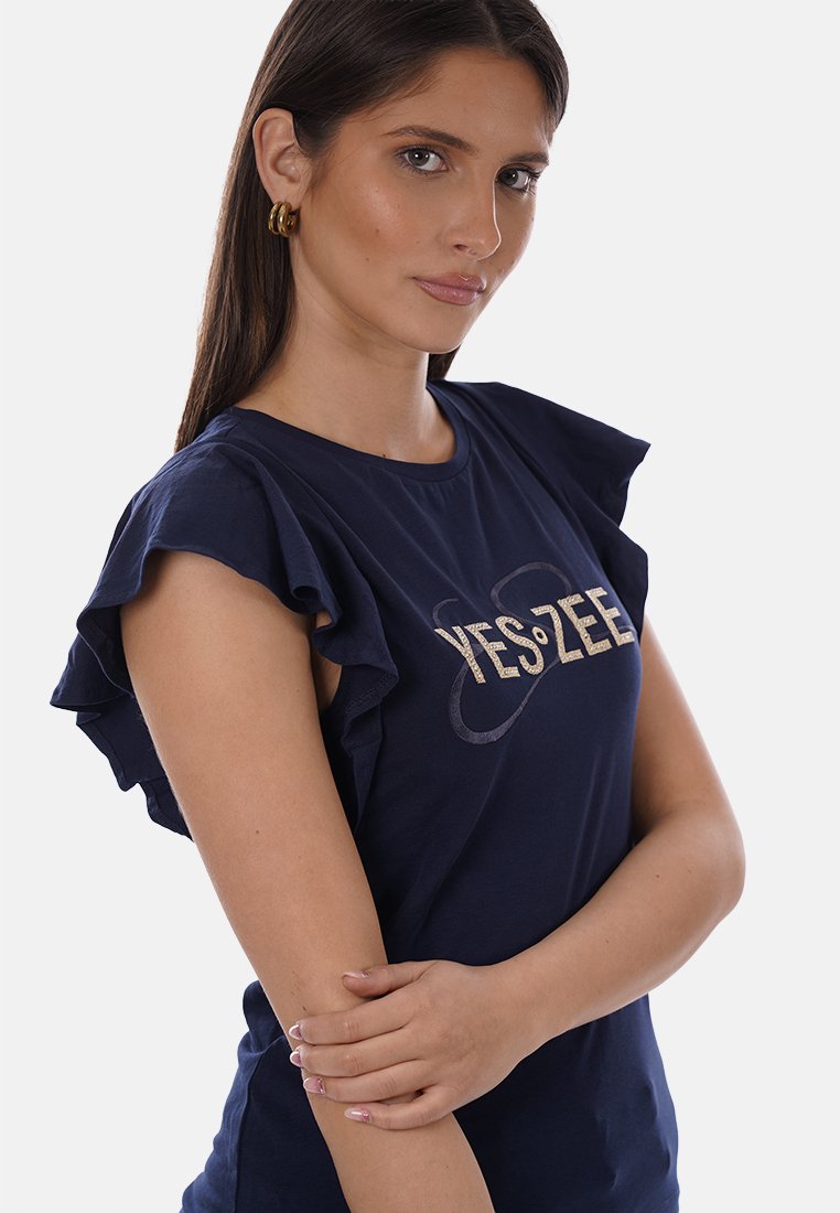 تی شرت زنانه 31068 مارک Yes.Zee Jeans