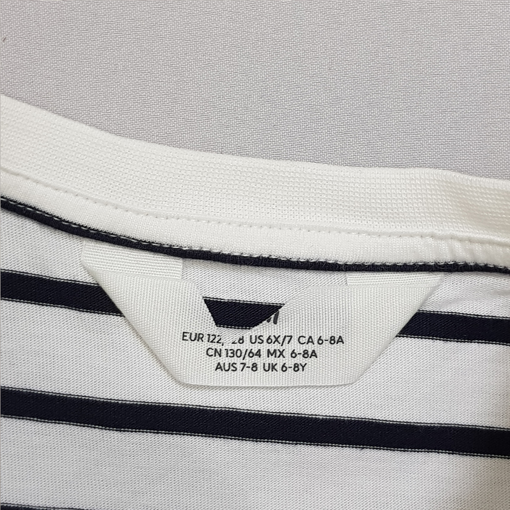 تی شرت دخترانه 31043 سایز 1.5 تا 12 سال مارک H&M
