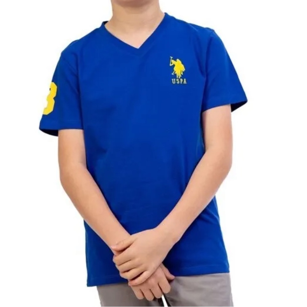 تی شرت پسرانه 31052 سایز 4 تا 18 سال مارک US POLO ASSN