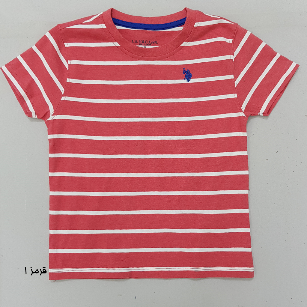 تی شرت پسرانه 31053 سایز 2 تا 8 سال مارک US POLO ASSN