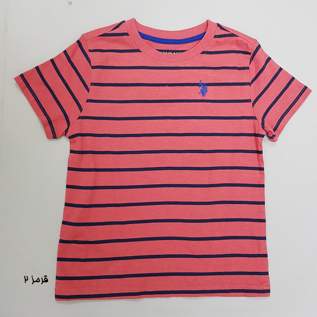 تی شرت پسرانه 31053 سایز 2 تا 8 سال مارک US POLO ASSN