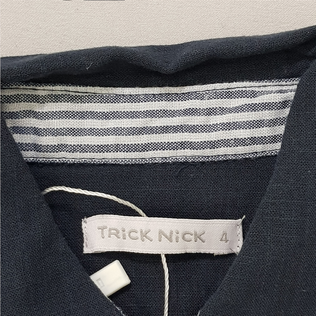 ست پیراهن و شلوارک پسرانه 30963 سایز 4 تا 14 سال کد 1 مارک TrickNick   *
