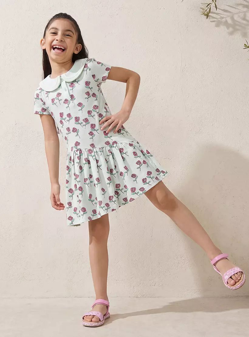 سارافون دخترانه 31223 سایز 2 تا 7 سال مارک Juniors