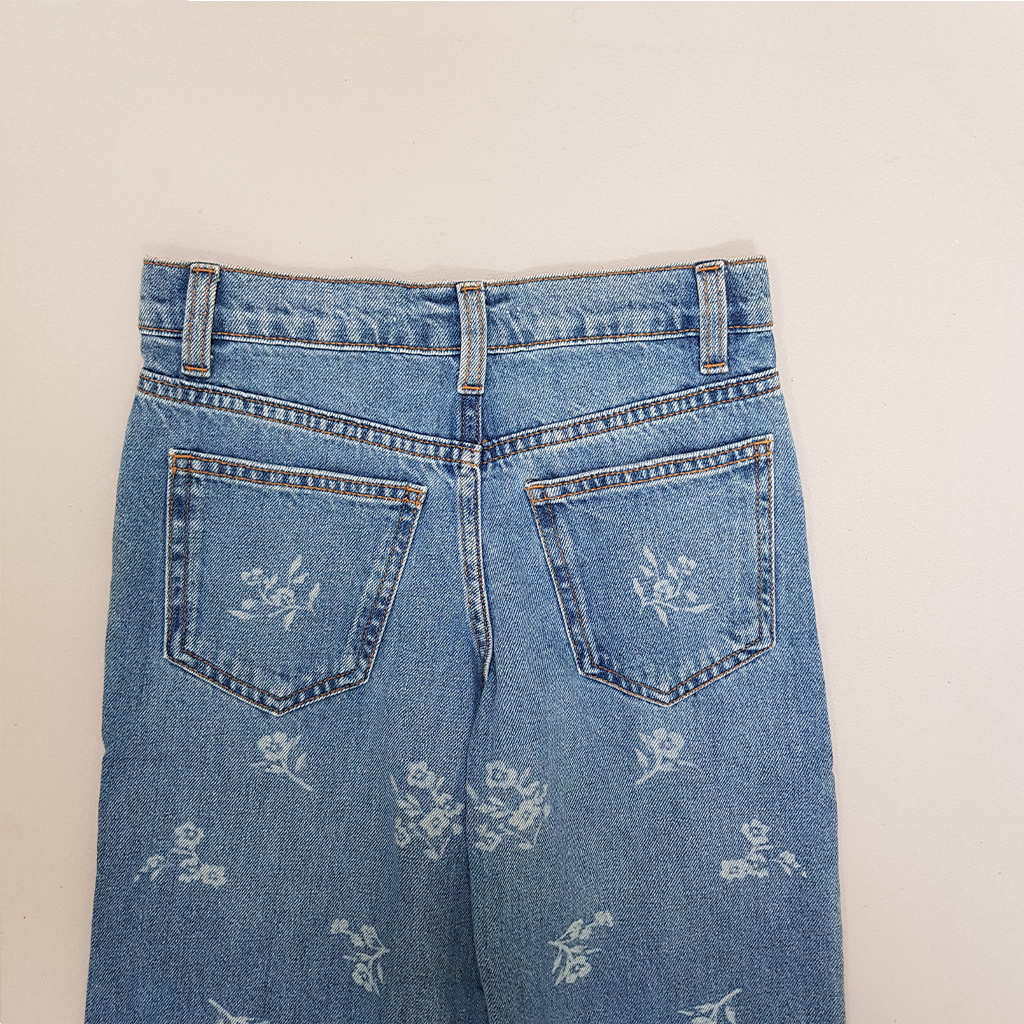 شلوار جینز دخترانه 31130 سایز 7 تا 15 سال مارک Denim Co