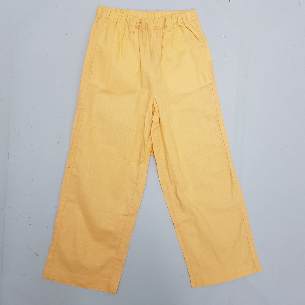 شلوار کتان دخترانه 31198 سایز 6 تا 13 سال کد 2 مارک LC WAIKIKI