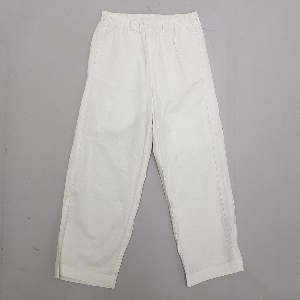 شلوار کتان دخترانه 31198 سایز 6 تا 13 سال کد 2 مارک LC WAIKIKI