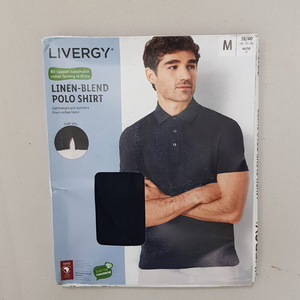 تی شرت یقه دار مردانه 31263 مارک LIVERGY