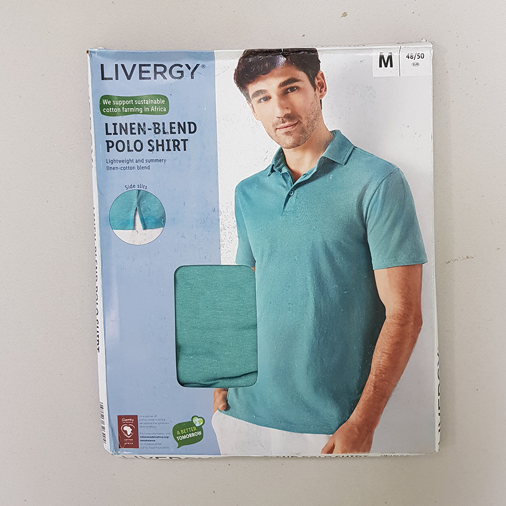 تی شرت یقه دار مردانه 31263 مارک LIVERGY