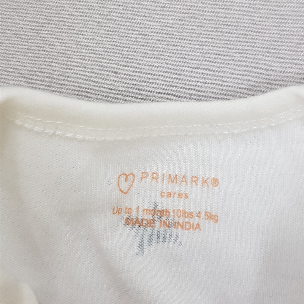 رامپر بچگانه 31272 سایز بدوتولد تا 9 ماه مارک Primark