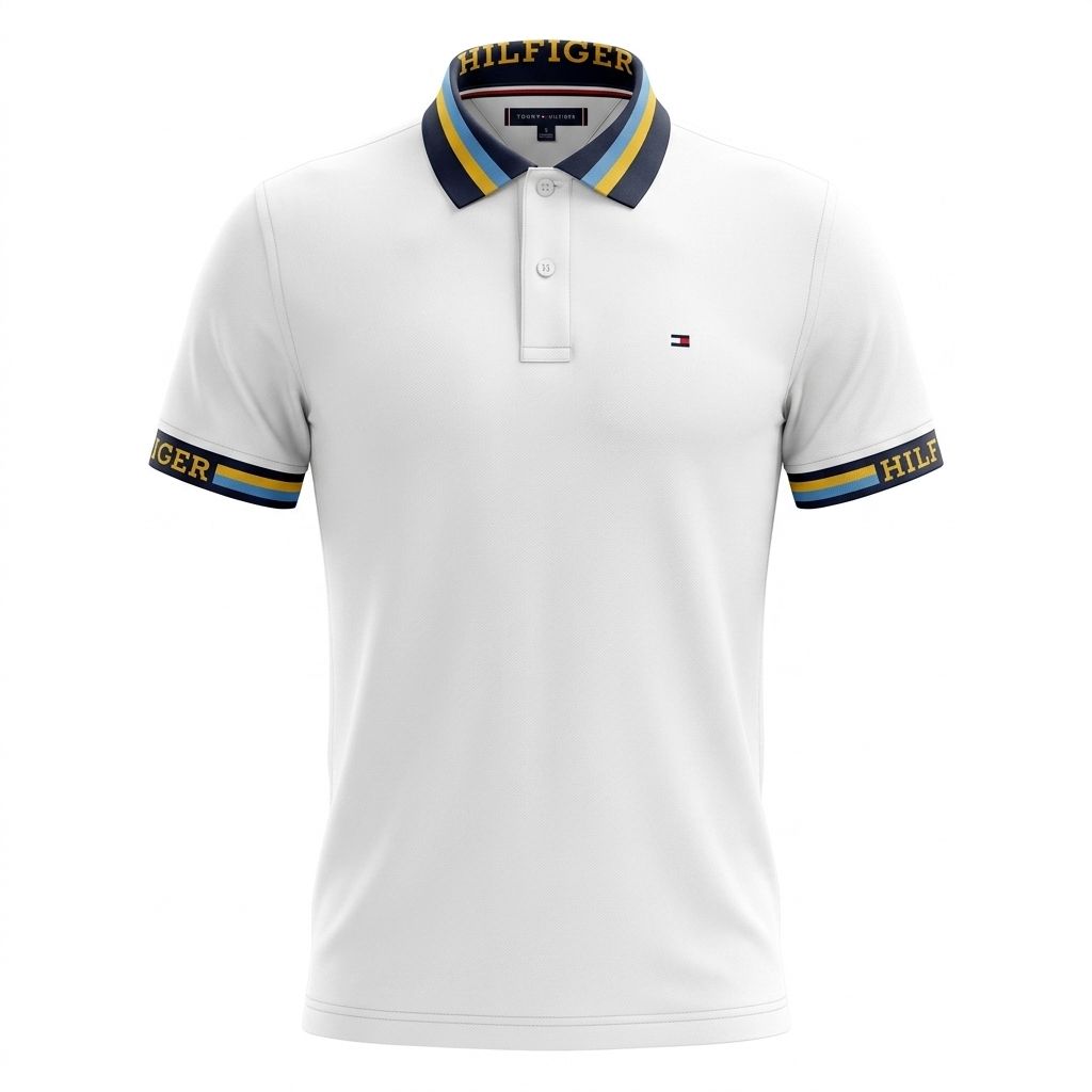 تی شرت یقه دار مردانه 31241 کد 4 مارک TOMMY