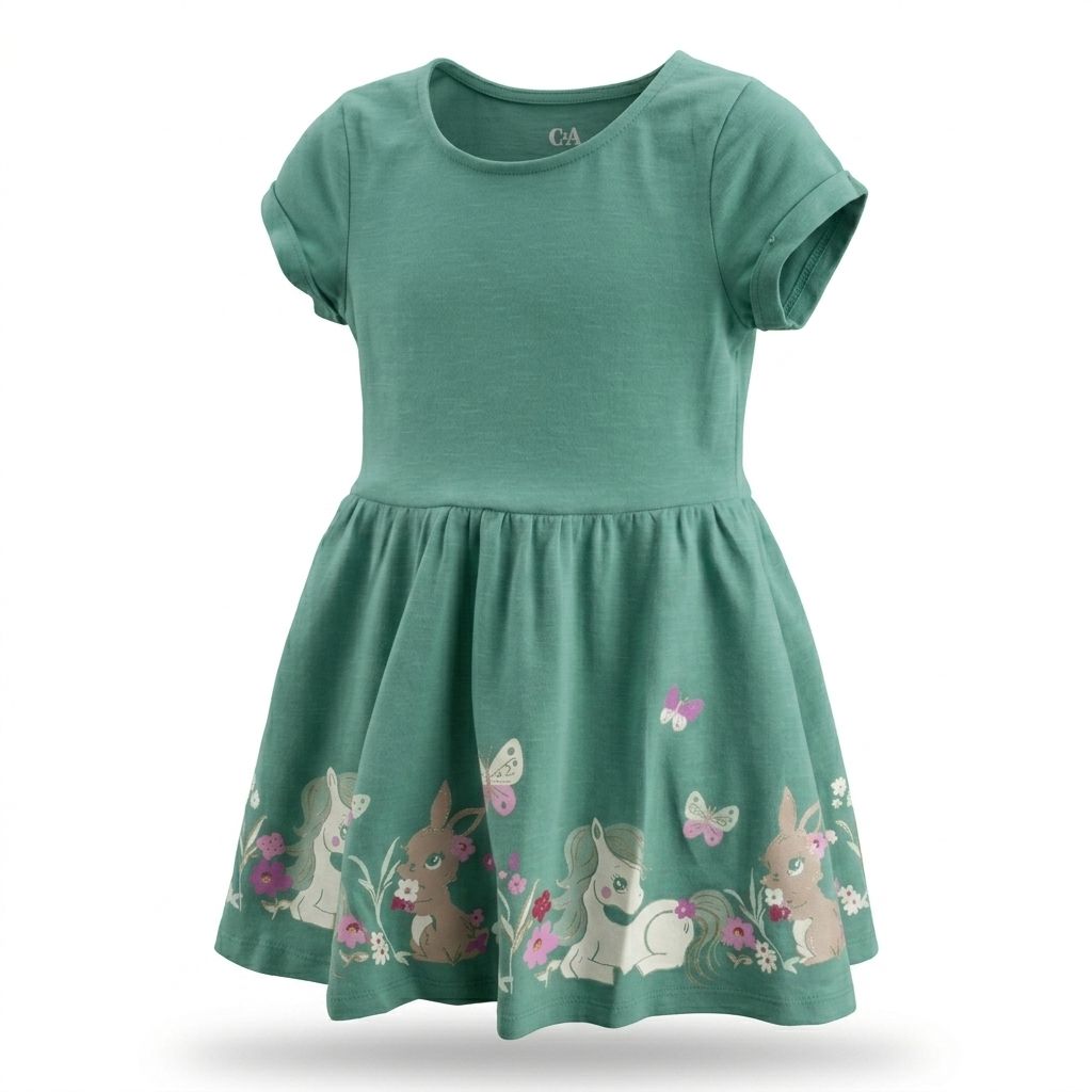 سارافون دخترانه 31288 سایز 2 تا 10 سال کد 6 مارک C&A