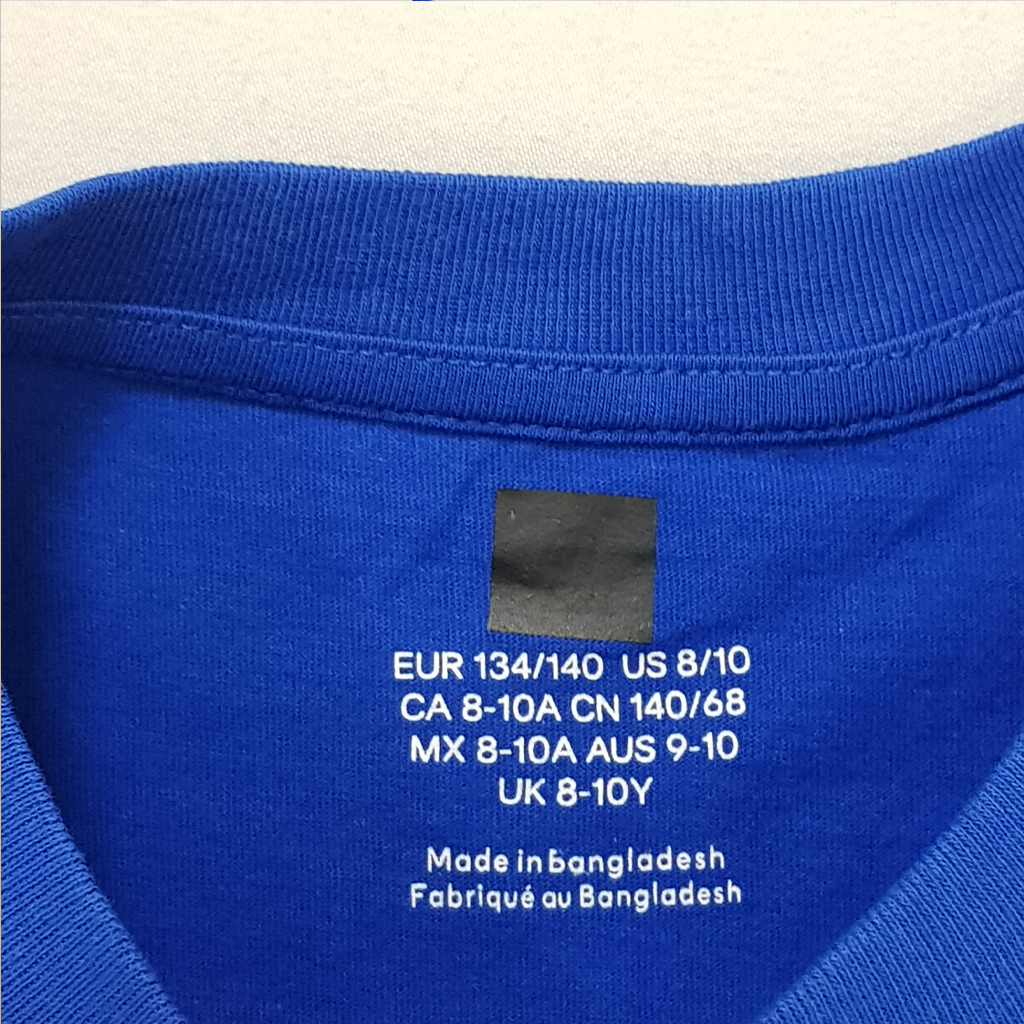 تی شرت پسرانه 31296 سایز 9 تا 15 سال کد 4 مارک H&M