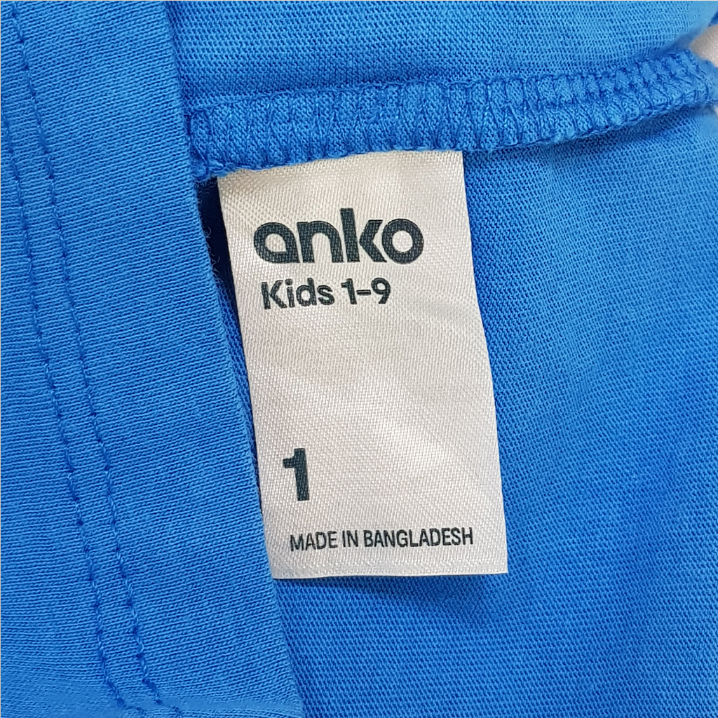 تی شرت پسرانه 31356 سایز 1 تا 9 سال مارک Anko