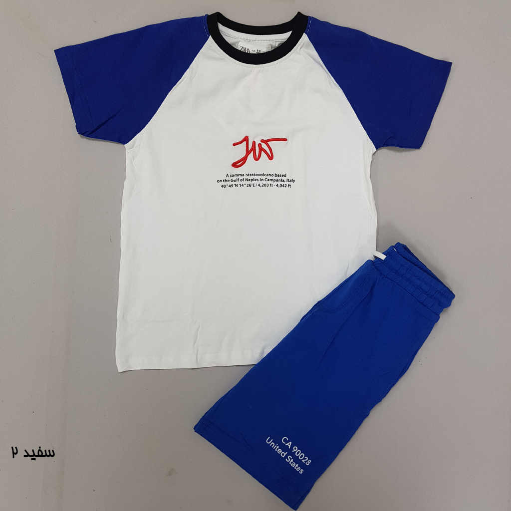 ست پسرانه 31336 سایز 2 تا 12 سال کد 1 مارک ZARA