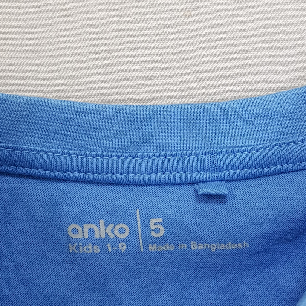 تی شرت پسرانه 31357 سایز 1 تا 9 سال مارک ANKO   *