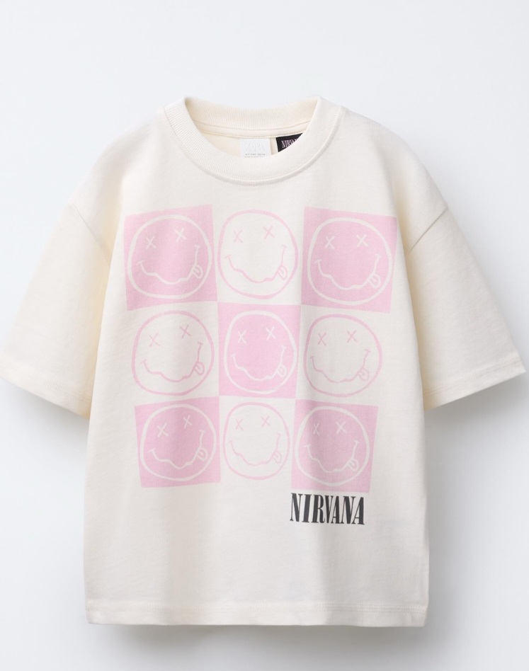 تی شرت دخترانه 31360 سایز 6 تا 14 سال مارک ZARA   *