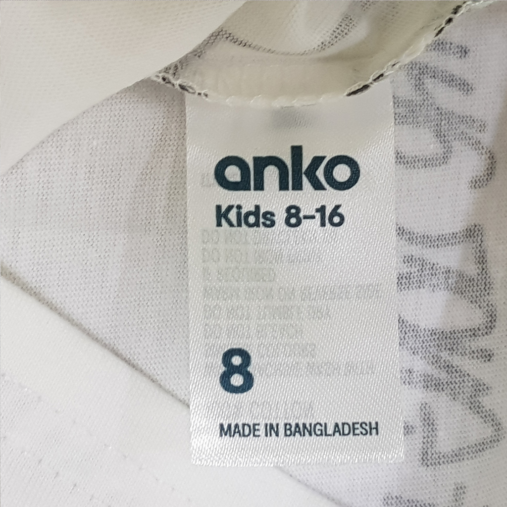 تی شرت پسرانه 31343 سایز 8 تا 16 سال مارک Anko