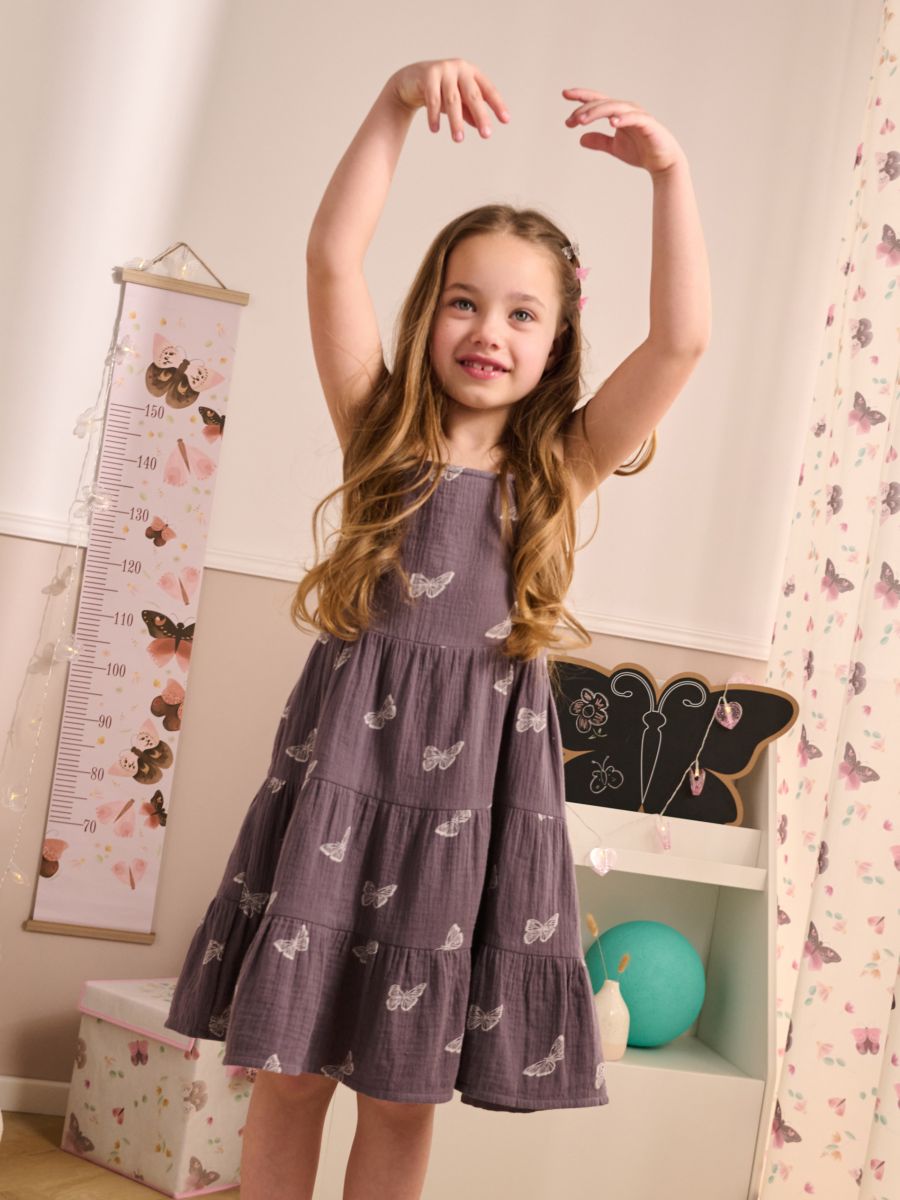 سارافون دخترانه 31465 سایز 4 تا 9 سال مارک Sinsay   *