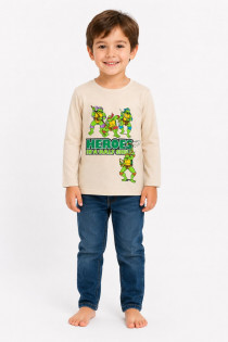 بلوز پسرانه 31478 سایز 7 تا 14 سال مارک TURTLES
