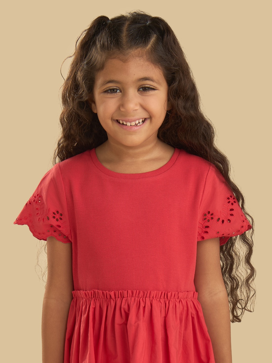 سارافون دخترانه 31449 سایز 2 تا 8 سال مارک MAX   *