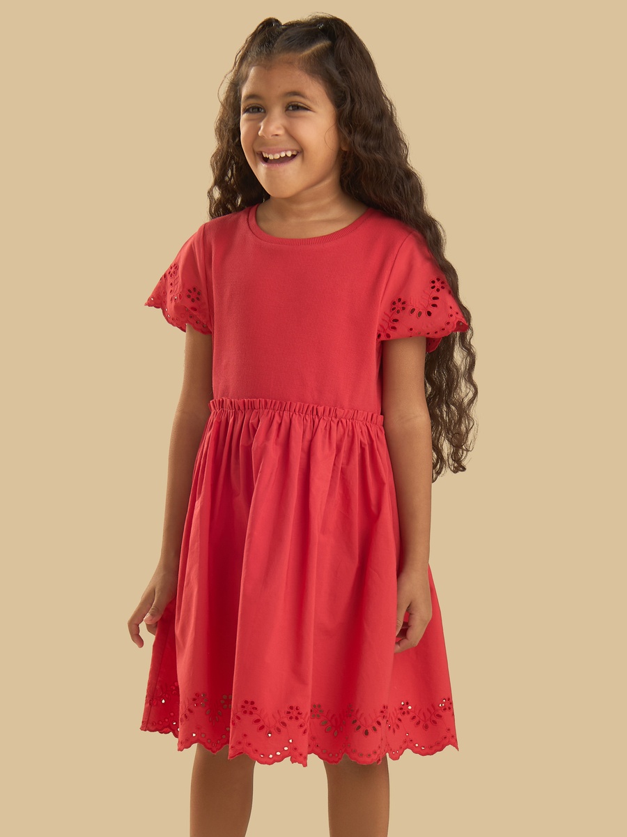 سارافون دخترانه 31449 سایز 2 تا 8 سال مارک MAX   *