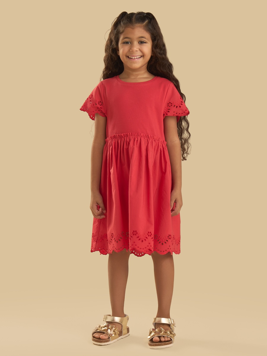 سارافون دخترانه 31449 سایز 2 تا 8 سال مارک MAX   *