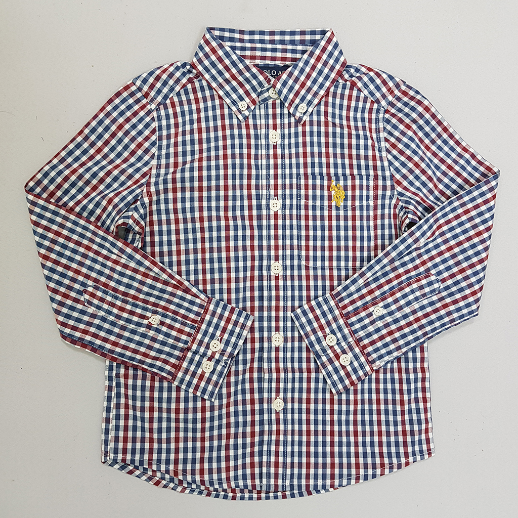 پیراهن پسرانه 31723 سایز 4 تا 16 سال مارک US POLO