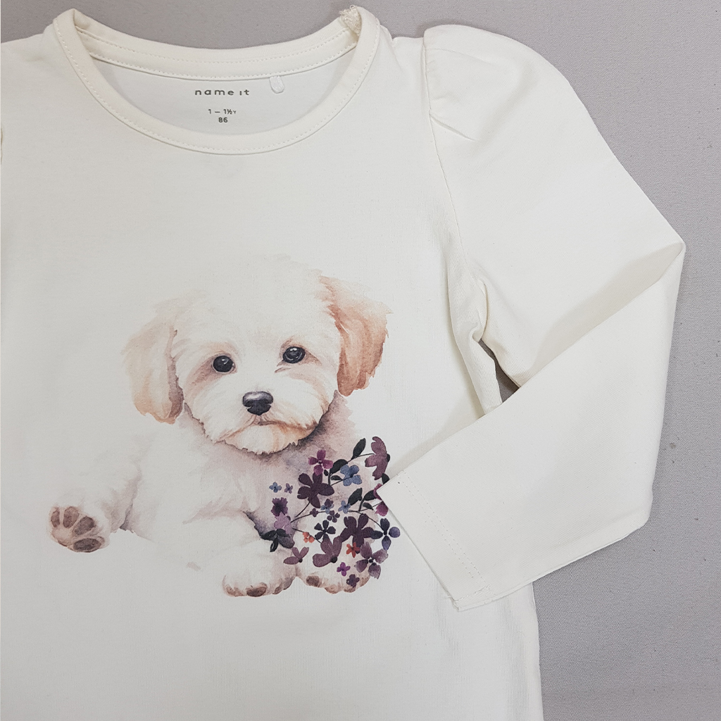 بلوز دخترانه 31629 سایز 1 تا 8 سال کد 3 مارک Name It   *